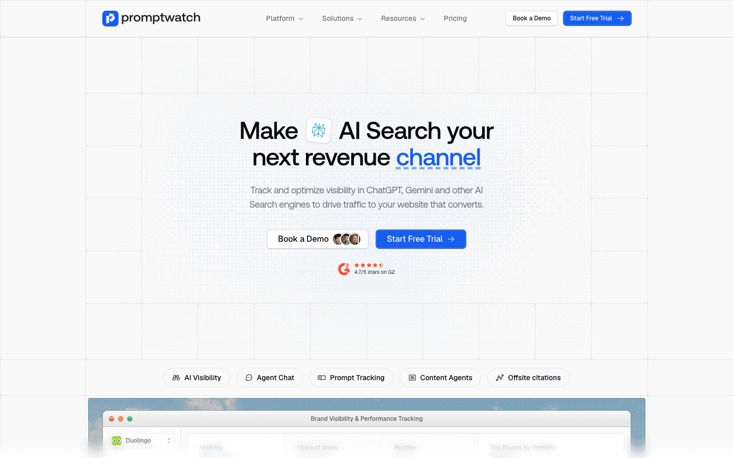 Promptwatch homepage