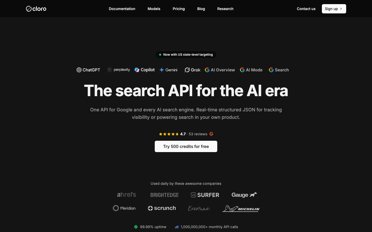 cloro homepage