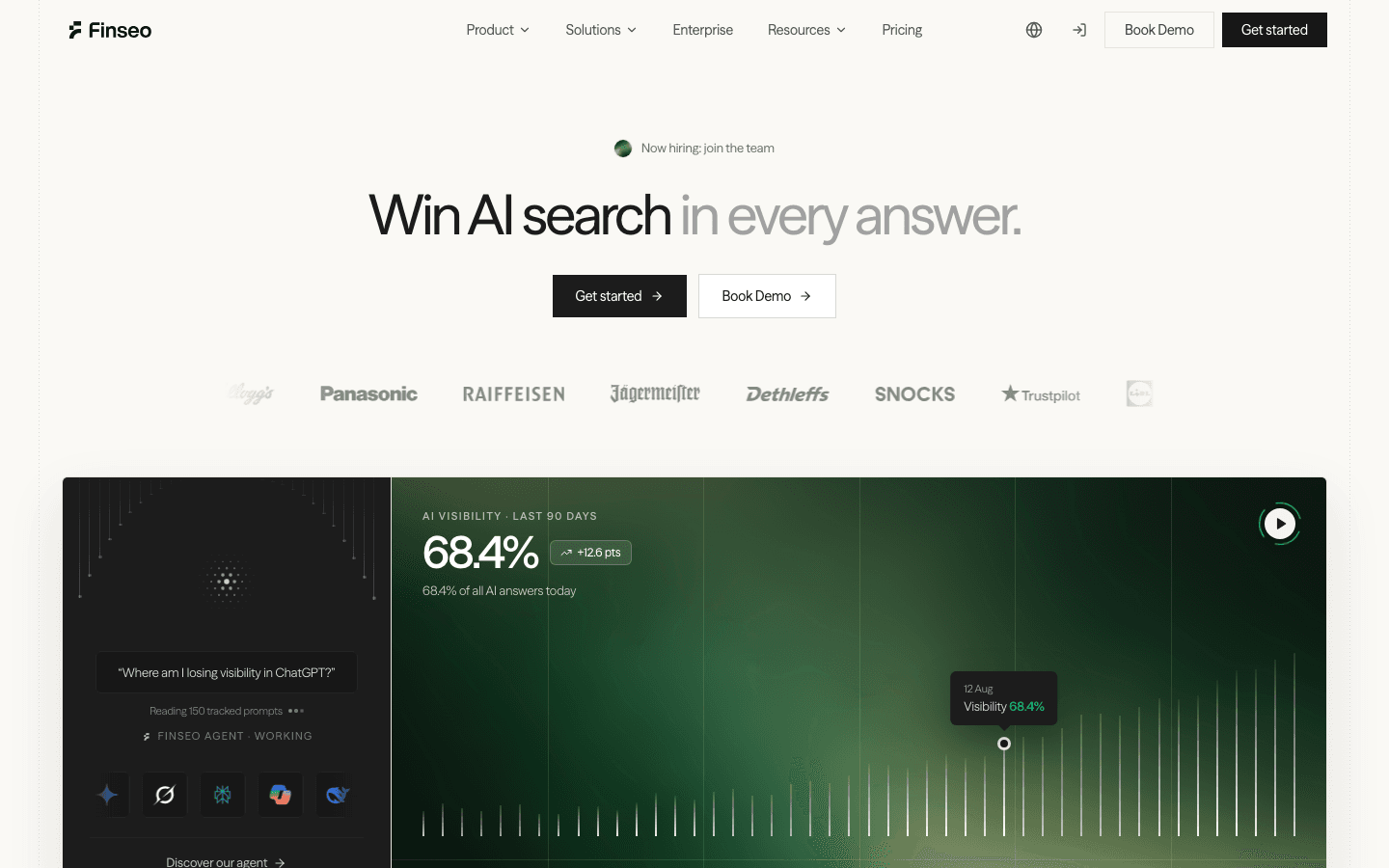 Finseo homepage