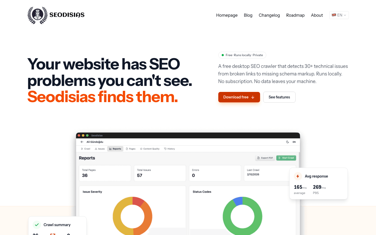 Seodisias homepage