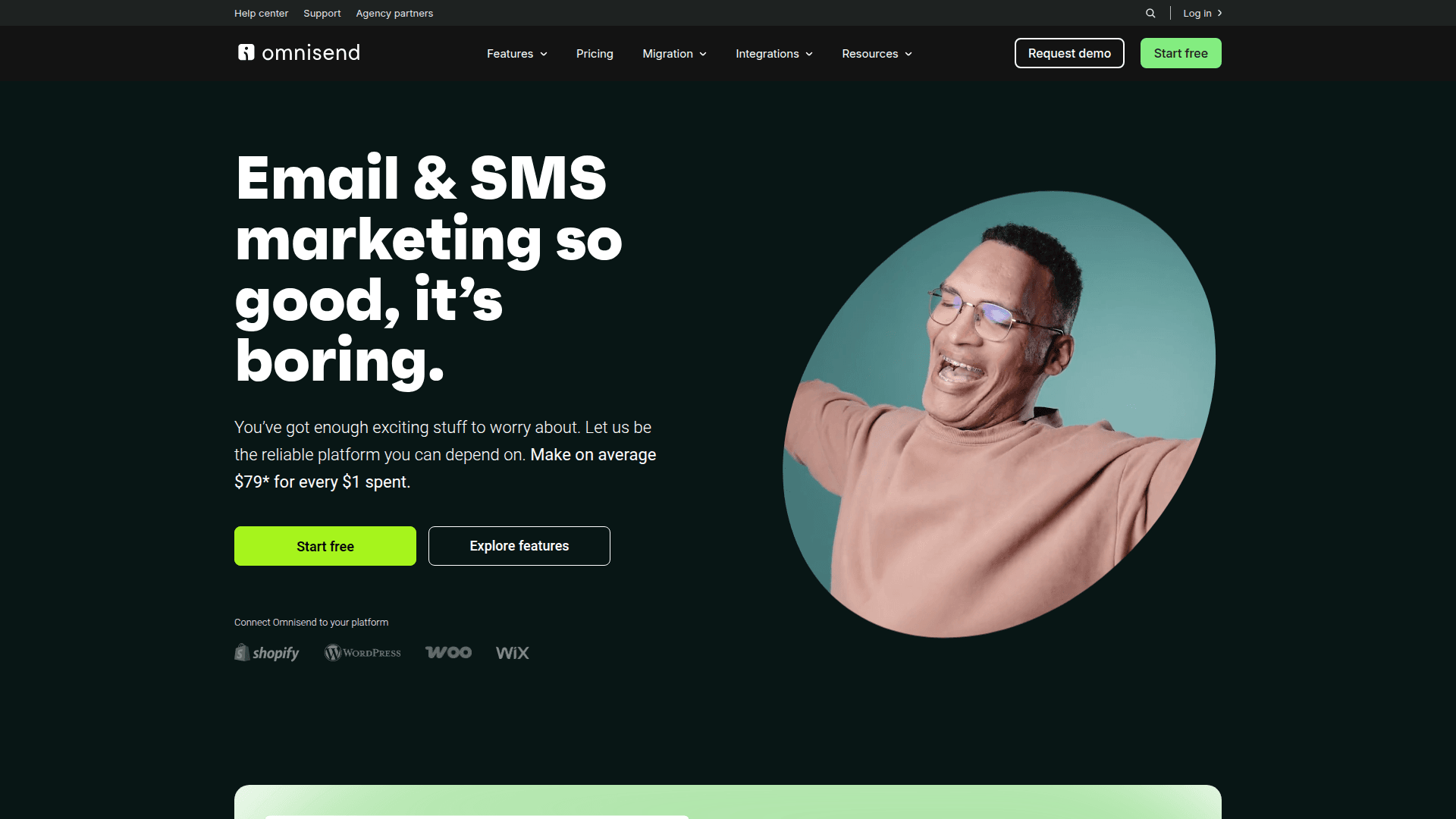 Omnisend dashboard screenshot