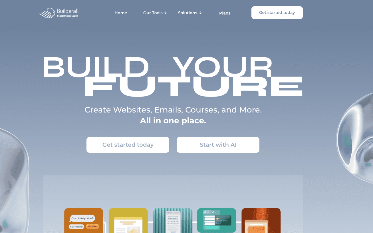 Builderall dashboard screenshot